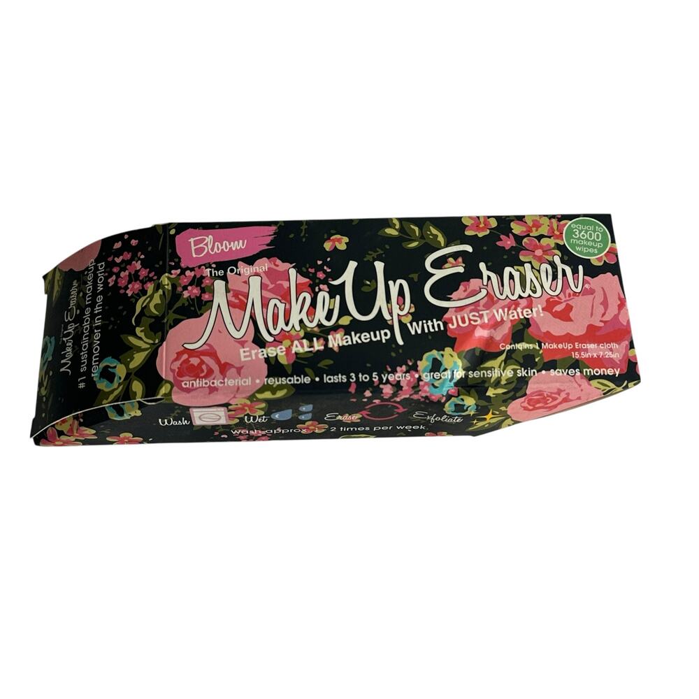 MakeUp Eraser Bloom Floral Reusable Makeup Remover Cloth Box New